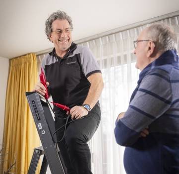 Het verhaal van Ronny, Medewerker Servicedienst